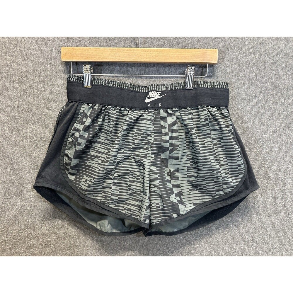 Nike Womens Gray Air Tempo Running Shorts Size M